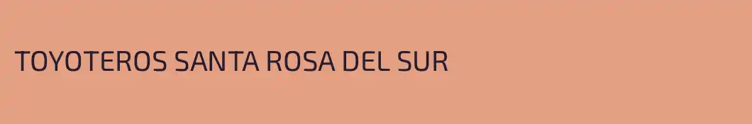 TOYOTEROS SANTA ROSA DEL SUR